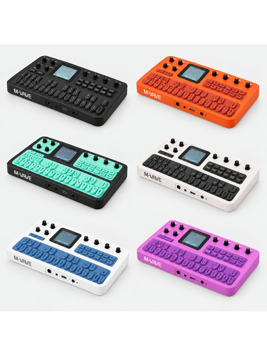 M-Vave FM-1 Portable effector m vave Fm1 128 Preset Built-In Bluetooth Synthesizer 32-Algorithm 12h Battery 6-Operator Speaker