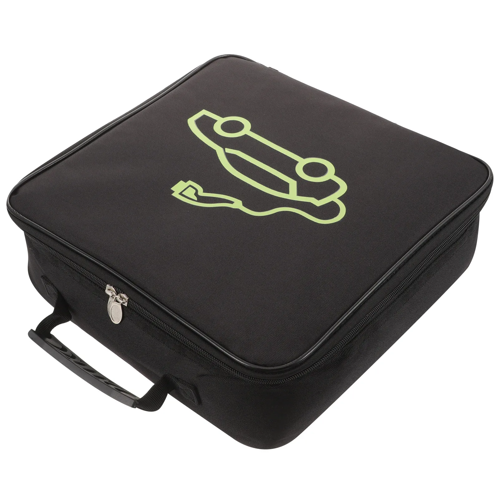 Waterproof Flame Retardant Ev Cable Bag Large Capacity Square Organizer Case Portable Handheld Car Charging Device Storage Pouch
