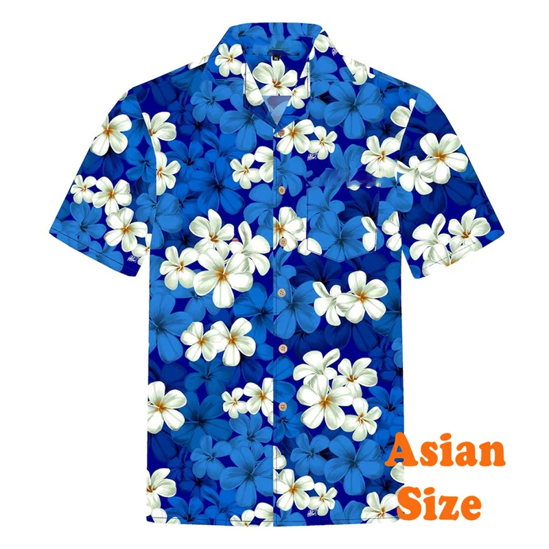 Flowers Full 3D Print Shirt For Men's Clothing Bright Colors Casual Trendy Short Sleeve Shirts Summer Outdoor Sport Men Tees Top