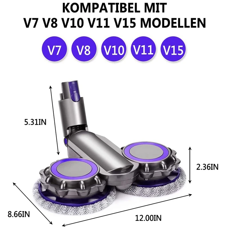 Аксессуары для пылесоса Dyson V6 V7 V8 V11 V10 V15, головка с резервуаром для воды, швабры, мерный стакан