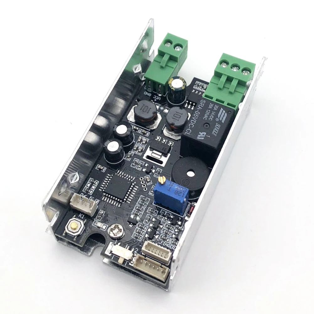 B68C K215+R503 Normally Open Relay Self-Locking Fingerprint Control Board For Motorcycle Car Door Lock Access Control