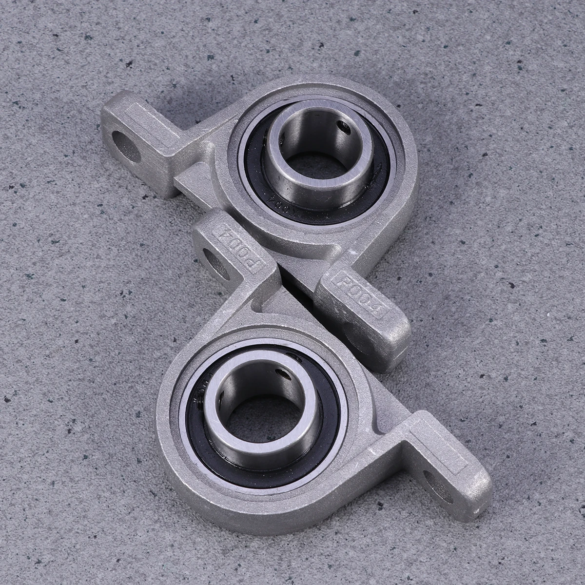 2 個ピローブロック垂直ベアリング 20 ミリメートル内径亜鉛合金外球ベアリング機械用