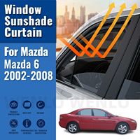 For Mazda 6 2003-2008 Side Baby Window Sun Shade Visor Magnetic Car Sunshade Shield Front Rear Windshield Frame Curtain