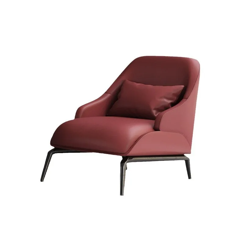 

Nordic single sofa chair, cafe hotel lounge area, negotiation reception, light luxury fashion creativity, leisure chair