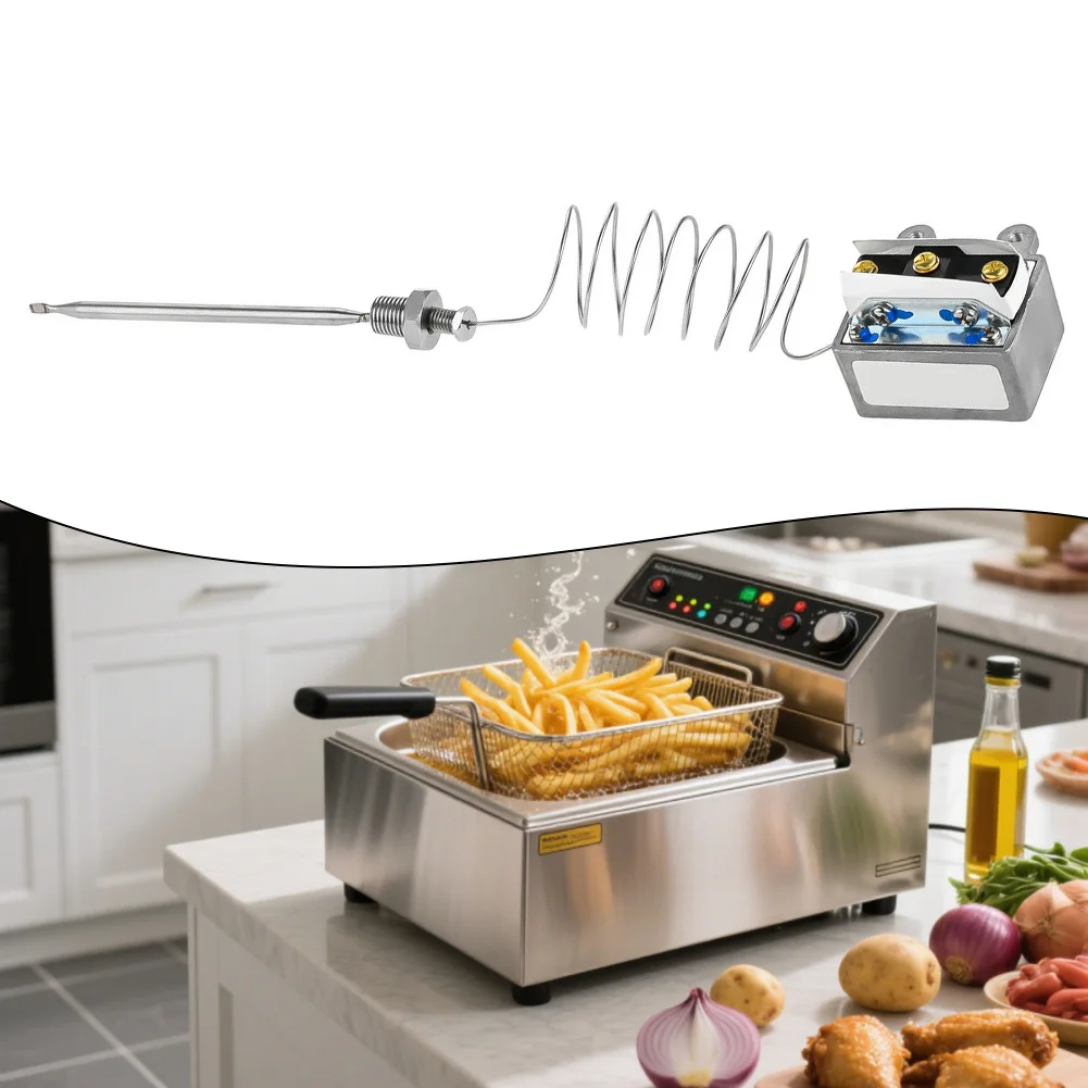 قلي الطعام كما هو موضح في الصورة مقلاة الغاز ترموستات مقلاة الغاز مادة الفولاذ المقاوم للصدأ التحكم الدقيق في درجة الحرارة