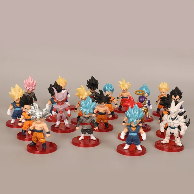 DRAGON BALL Super Mini Figure Model Collection Gashapon Capsule Toy Table Ornaments Accessories Children Present