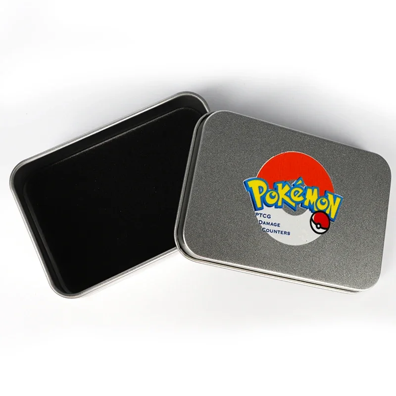 Pokemon PTCG Gengar Charizard Self Made Damage Counter Board Game Props Storage Box Anime Classics Game Collection Cards Toy