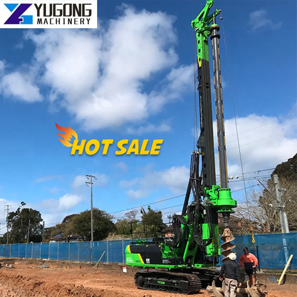 YG Professional Manufacturer CFA Portable Drilling Rig Ground Screw Hydraulic Pile Driver Machine