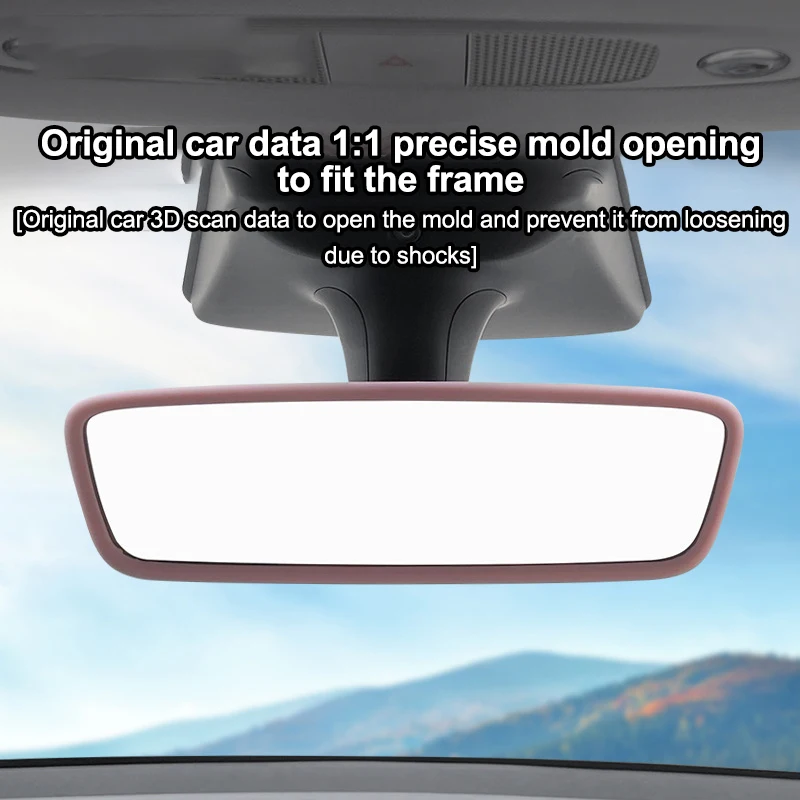 

З. Для Tesla Model 3/Y Highland Juniper 2019-2025: силиконовая защитная накладка на зеркало заднего вида и центральную консоль