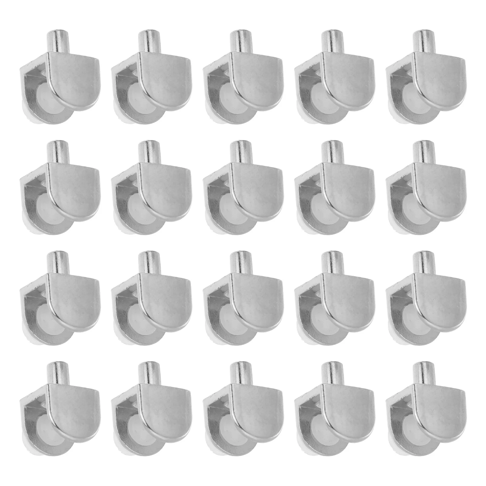 

20Pcs Glass Shelf Clamp Brackets Zinc Alloy Fixed Support for Shower Bathroom Glass Panel Clips 4-8Mm Metal Shelf Support Clip