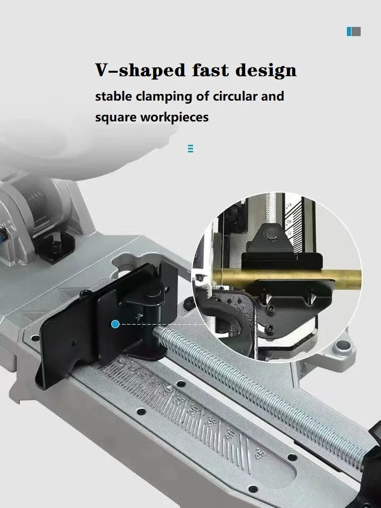 Band Saw Machine Cold Cutting Steel Cutting Cable Handheld Cutting Machine Pipe Metal Band Saw Machine 1100W For Steel Wood