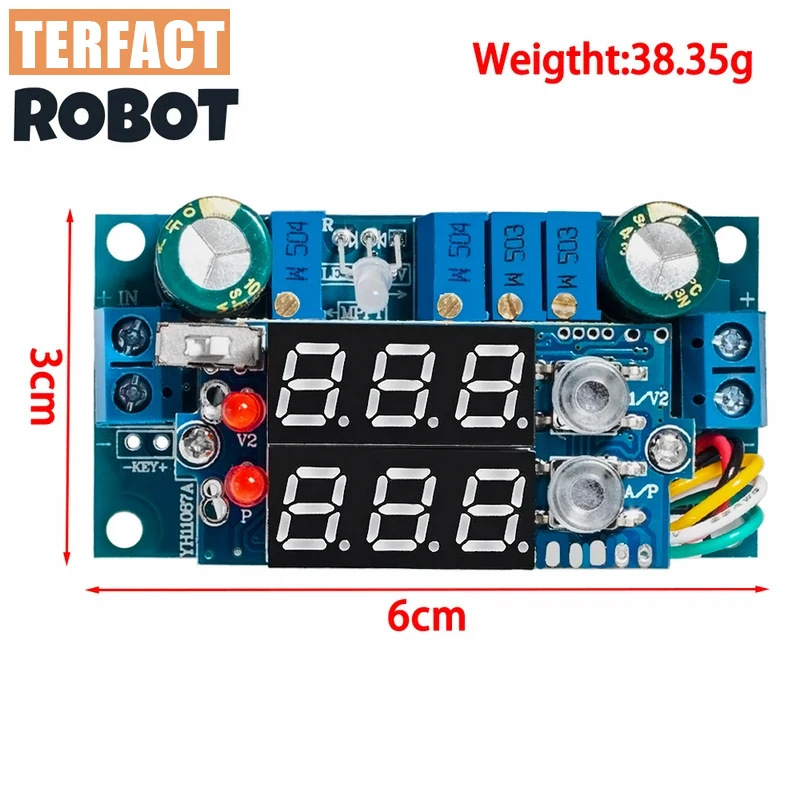 1-4Pc Mppt Solar Controller 5adc Digital Display Step-Down Module Constant Voltage And Constant Current Lithium Battery Charging