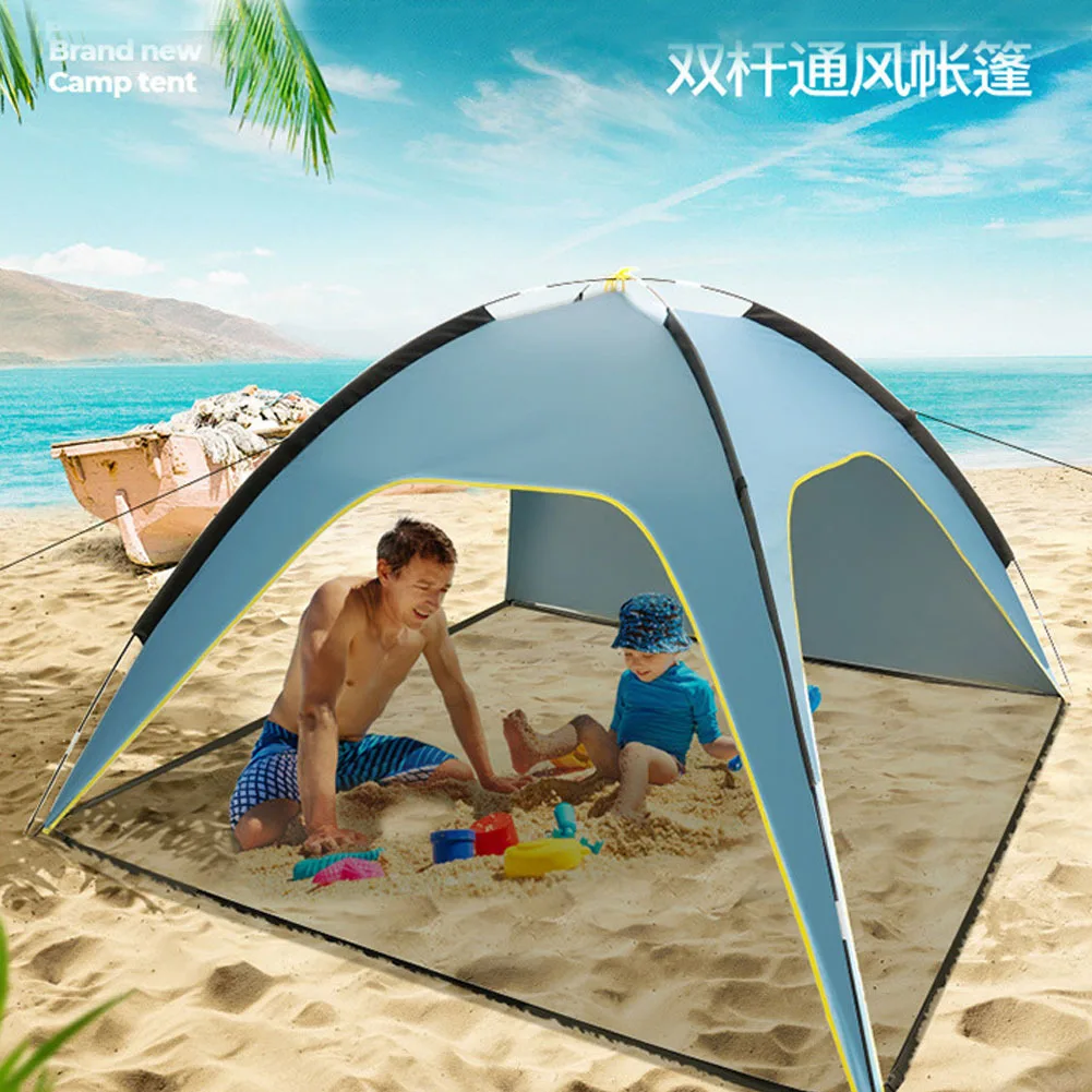 Tent Quick Open Outdoor Sunscreen Camping Portable Foldable Camping Equipment Ordinary Construction Spot