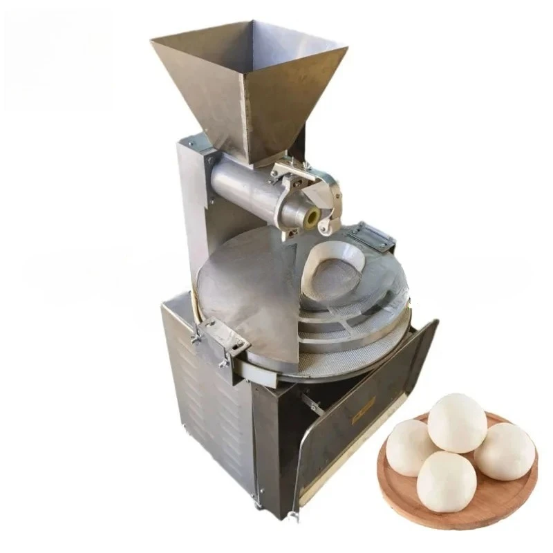 Dough Dispenser Ball Automatic Mould Machine Steamed Bread Form Extruder Cutting Machine Rub Round Dough Divider Rounder Machine