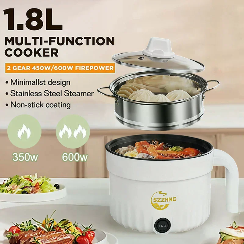 Mini olla arrocera con vaporera pequeña olla caliente antiadherente Multil Lutuan Ng Kanin 1,8 L olla arrocera barata olla calefactora eléctrica