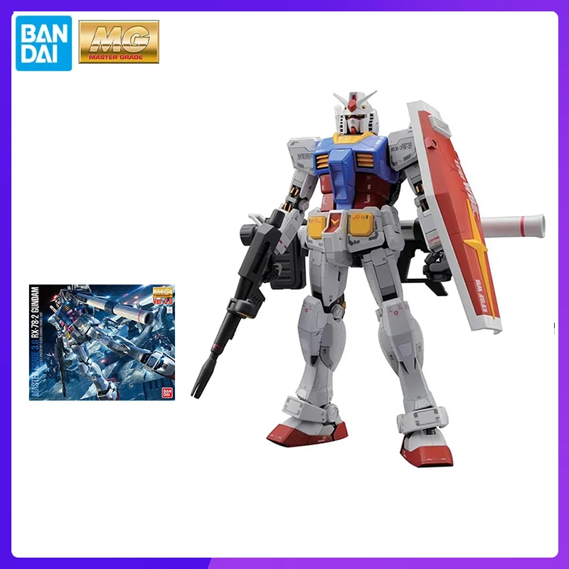 

In Stock Bandai MG 1/100 MOBILE SUIT GUNDAM SEED RX-78-2 Ver3.0 Original Anime Figure Model Toys Boys Action Collection Assembly