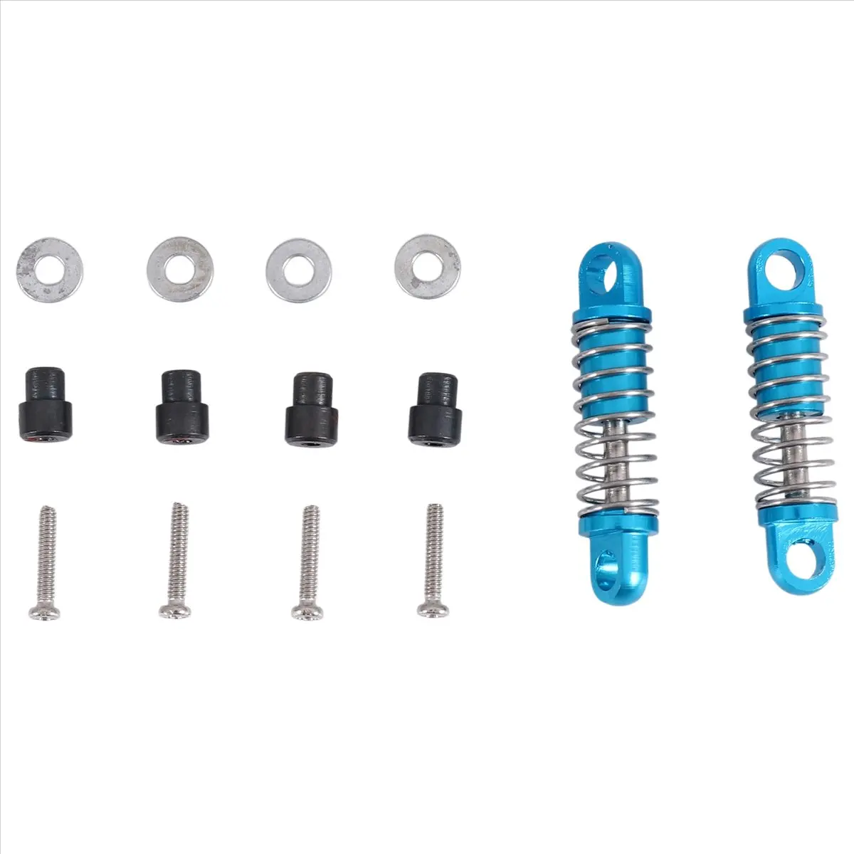 New Arrival Fashion 2Pcs 1/28 RC Aluminum Shock Absorbers for RC Car K969 K989 K999 P929 4WD Short Course Drift Car Upgrade Part