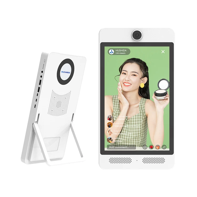 Custom Professional Intelligent Live Broadcast Equipment 10.1Inch Capacitive Touch Desktop Live Stream Screen All-in-one Machine