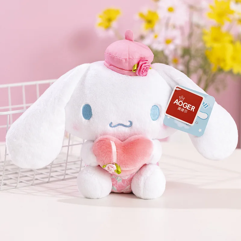 Sanrio Kuromi Doll Plush Toys Lovely Kawaii Melody Pillow Cinnamoroll Gift Bedroom Ornaments Sending Off Girlfriend Adolescent