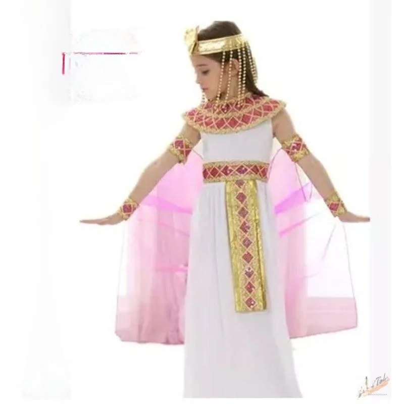 

Halloween New Children's Performance Costume Cosplay Performance Clothes Girls Ancient Princess Skirt Stage Ethnic Women's Wear