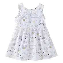 Girls Summer Flower Dress 1-7 Years #4