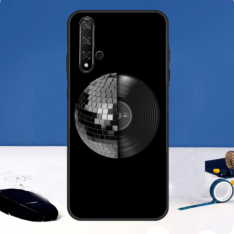 Vinyl DJ Record Art Cover For Huawei Nova 10 9 SE 11i 8i 7i 3i Y90 Y91 Y70 Y60 Y61 5T P30 P60 Pro P40 Lite Case