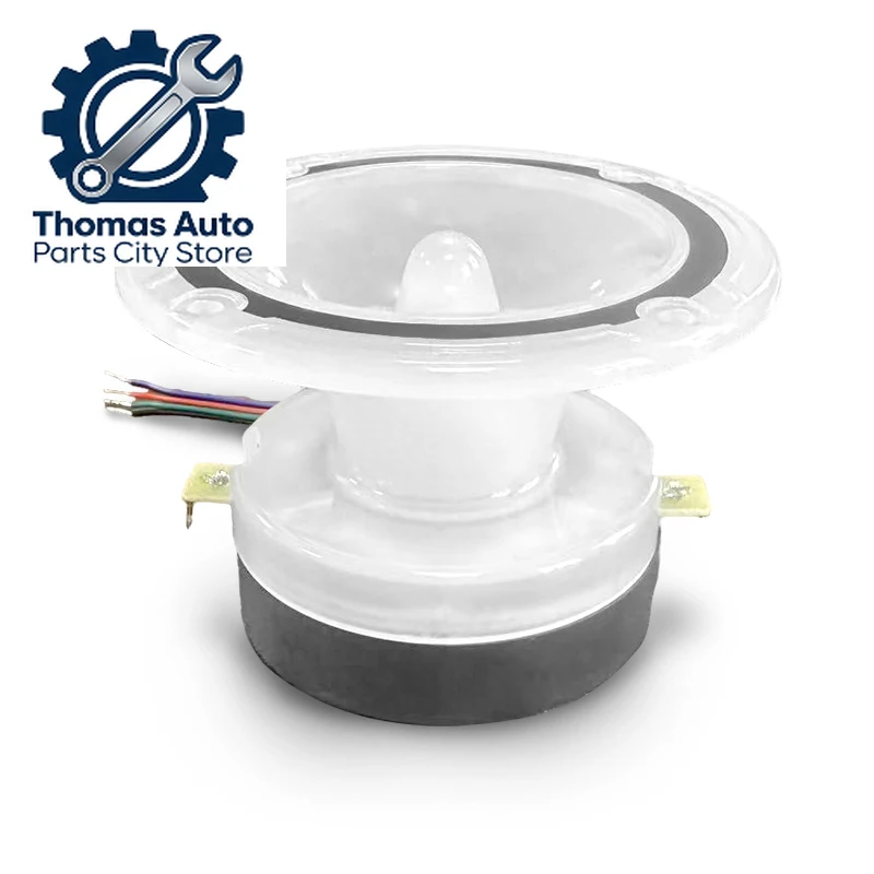 

RGB Transparent Tweeter 25W 4 Ohm 103dB Sensitivity Titanium Diaphragm With Multi-Color Lighting For Car Audio