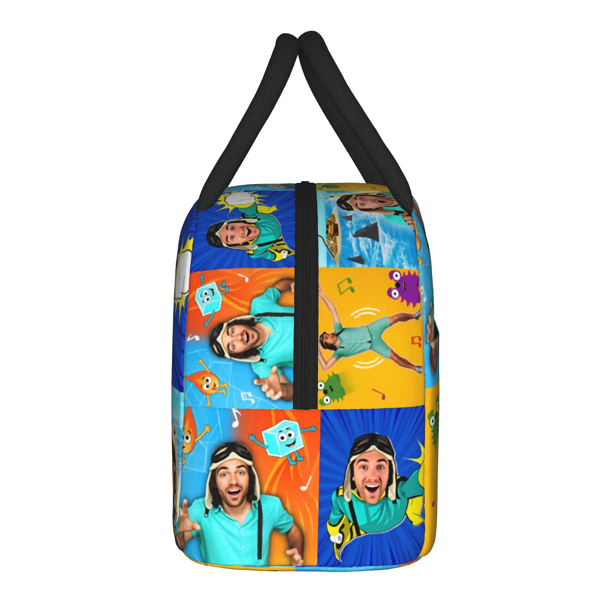 Danny Go Animated Programs Lunch Bag Lunch Box Picnic Portable Zipper Tote Food Bags For Child Waterproof Print Cooler Bag
