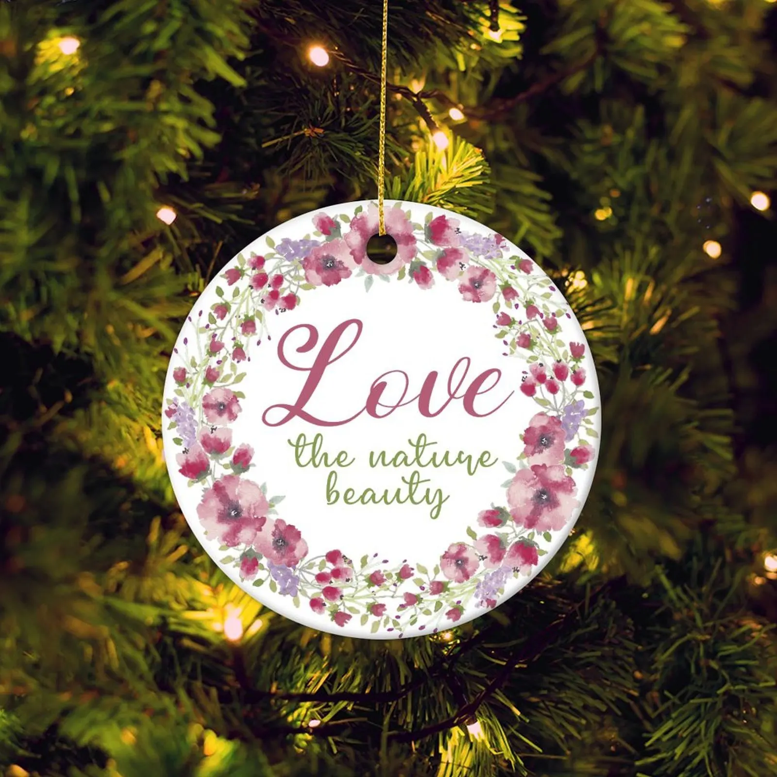 

New Elegant Love Handmade Acrylic Wreaths To Decorate Christmas and Anniversary Gifts