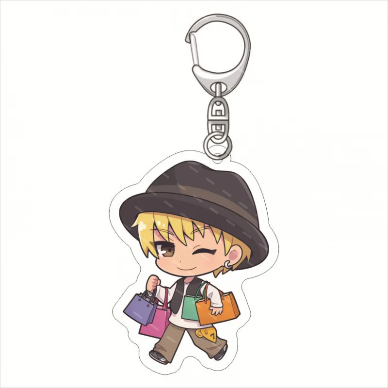 Kuroko'S Basketball Cute Anime Character Acrylic Keychain Tetsuya Kuroko Taiga Kagami Bag Accessories Christmas Gift Ilaveros