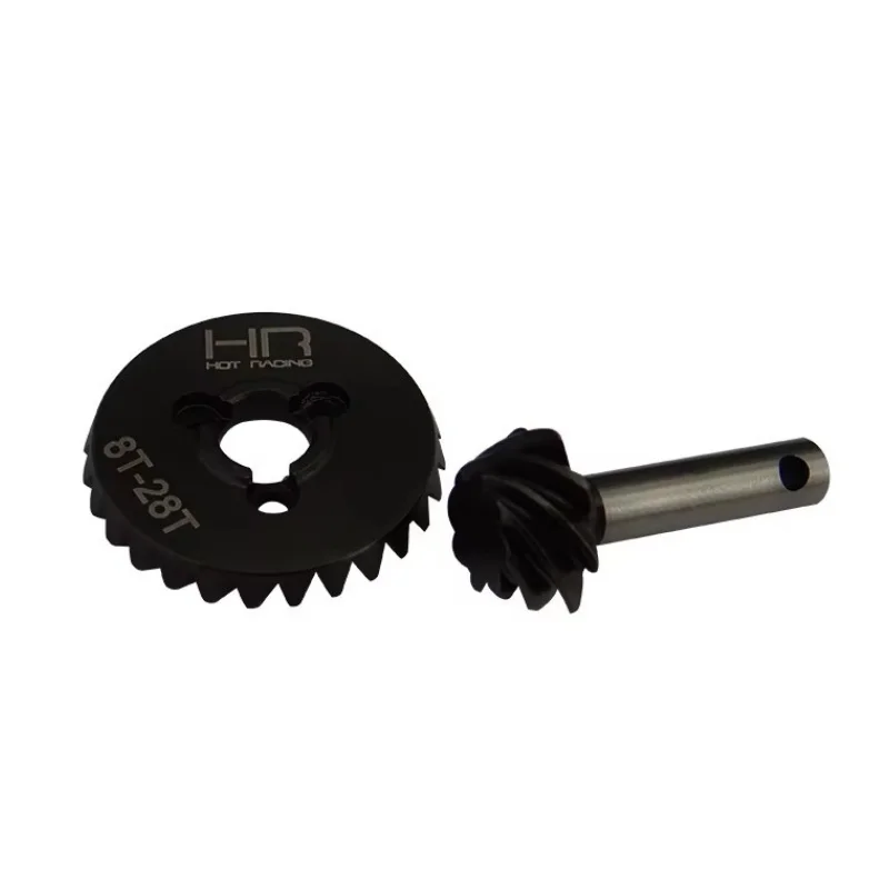 

HR Steel Helical Spiral Differential Ring Pinion Gear Set 28T 8T for 1/10 Axial SCX10-II 90046 90047