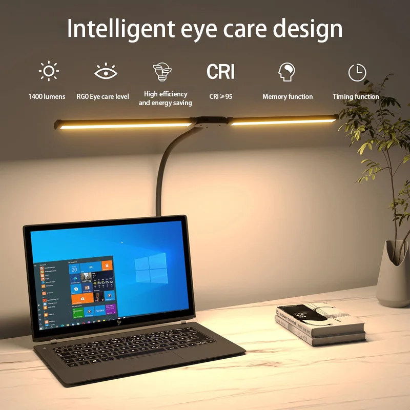 Xiaomi Double/Single Head LED Desk Lamp Dimmable PC Monitor Light USB Table Lamps Reading Lights Eye Protection 3 Mode Office