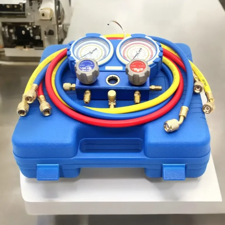 VMG-2-R22-B ensemble repas une climatisation Plus Table de fluorure R410AR22R134 Table de réfrigérant/climatisation de voiture Plus fluorure