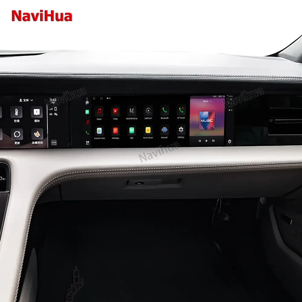 

Navihua New Design 11 Inch Android Car Touch Screen Co-pilot Display Entertainment Passenger Screen for Porsche Taycan 2019-2025
