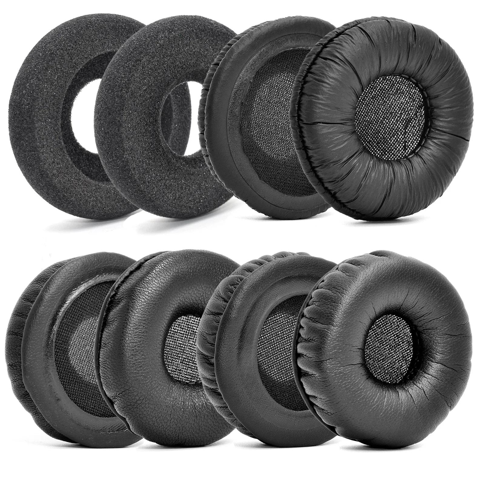 50mm Ear Pads For Sennheiser PX80/PX100II/PC30 36 130140145 PMX100/PMX200 PXC150 250 300 SC30/SC60/SC75/SC230/SC260/SC630/SC660