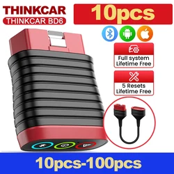 10pcs-100pcs THINKCAR BD6 OBD2 Scanner All Cars Full System Diagnosis Lifetime Free update for all Cars