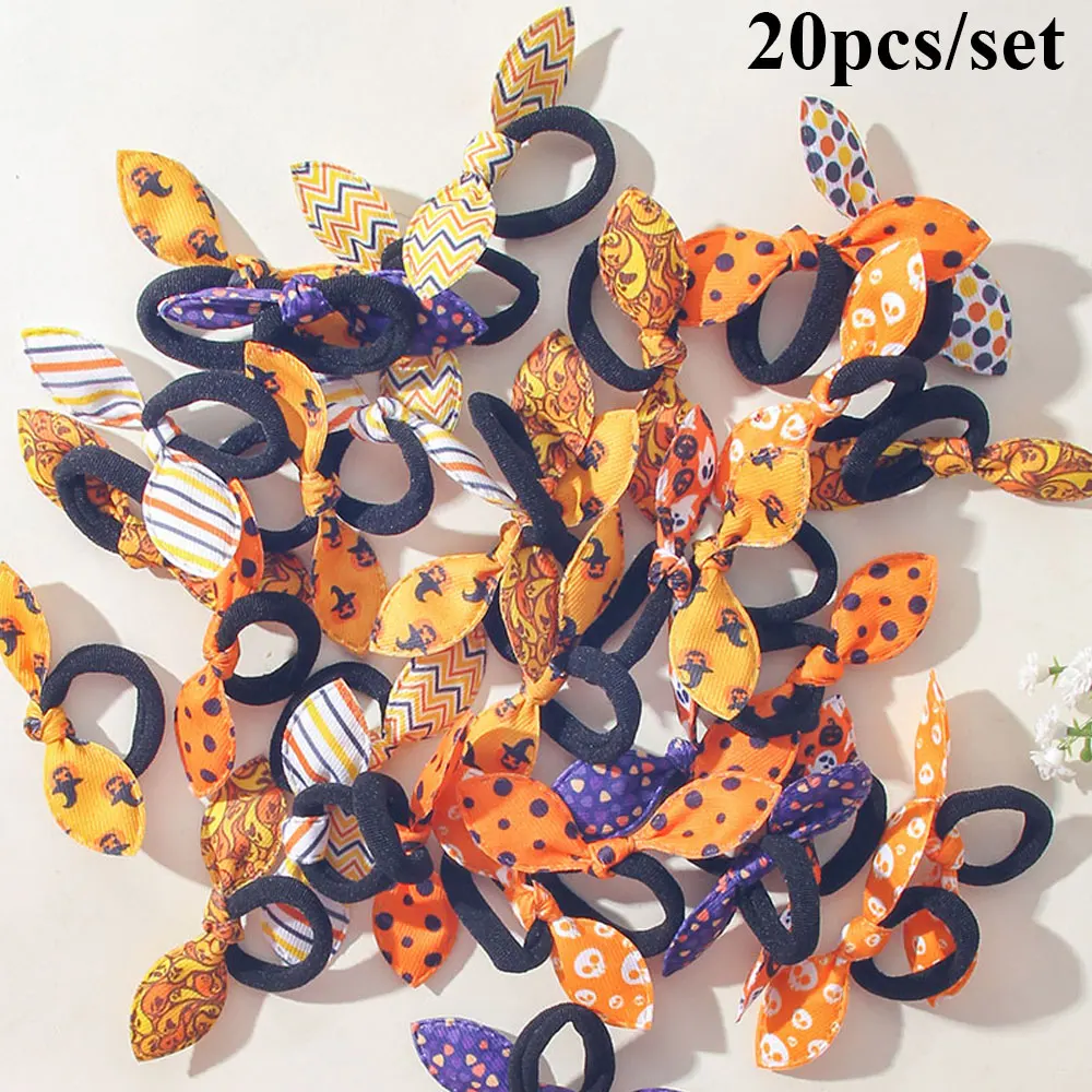Halloween Hair Accessories for Girls with Bows and Clips