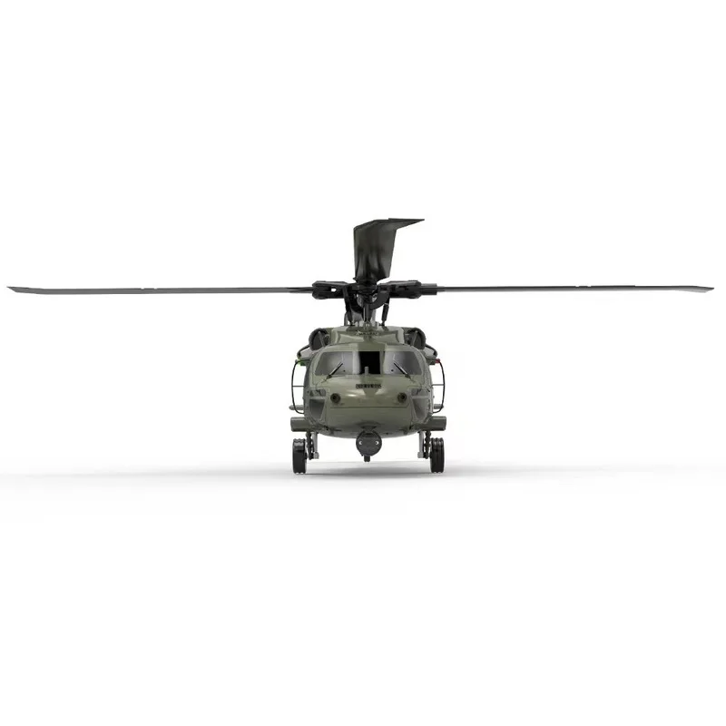 เฮลิคอปเตอร์จำลองรุ่น F09 Black Hawk Uh60 แบบมีปืนควบคุมระยะไกล 6 ช่องสัญญาณ พร้อมเอฟเฟกต์ 3 มิติ สำหรับการจำลองการรบ