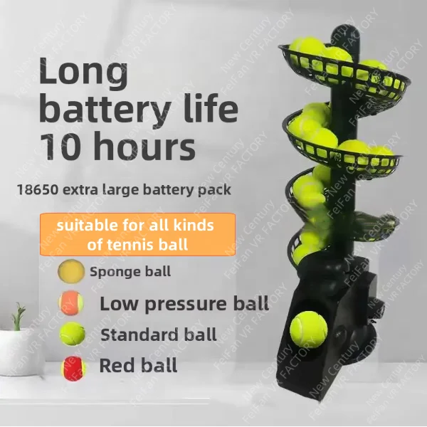 HOT NEW Smart Practice Launching Throwing Ball Training Equipment Feeder Robot Tennis Ball Sports Machine Launcher Robot Feeder