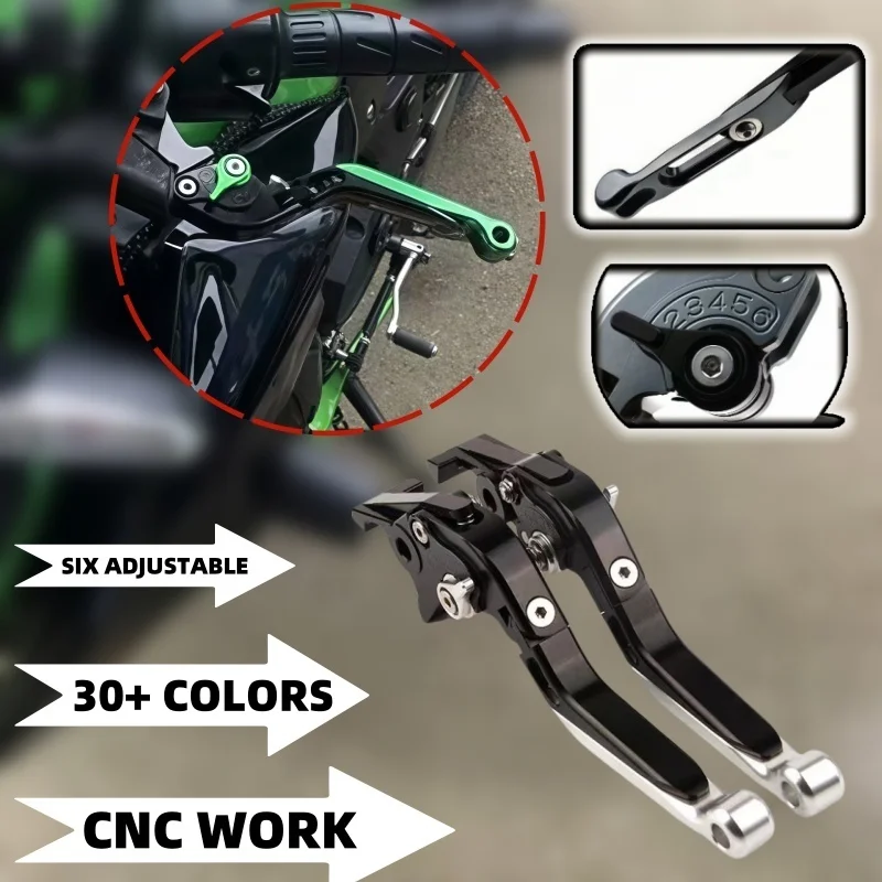 

Для Suzuki DL1000/V-STROM/XT 2002-2022 DL1050/V-STROM 2020, набор тормозных рычагов, складные регулируемые рычаги ручки, детали мотоцикла