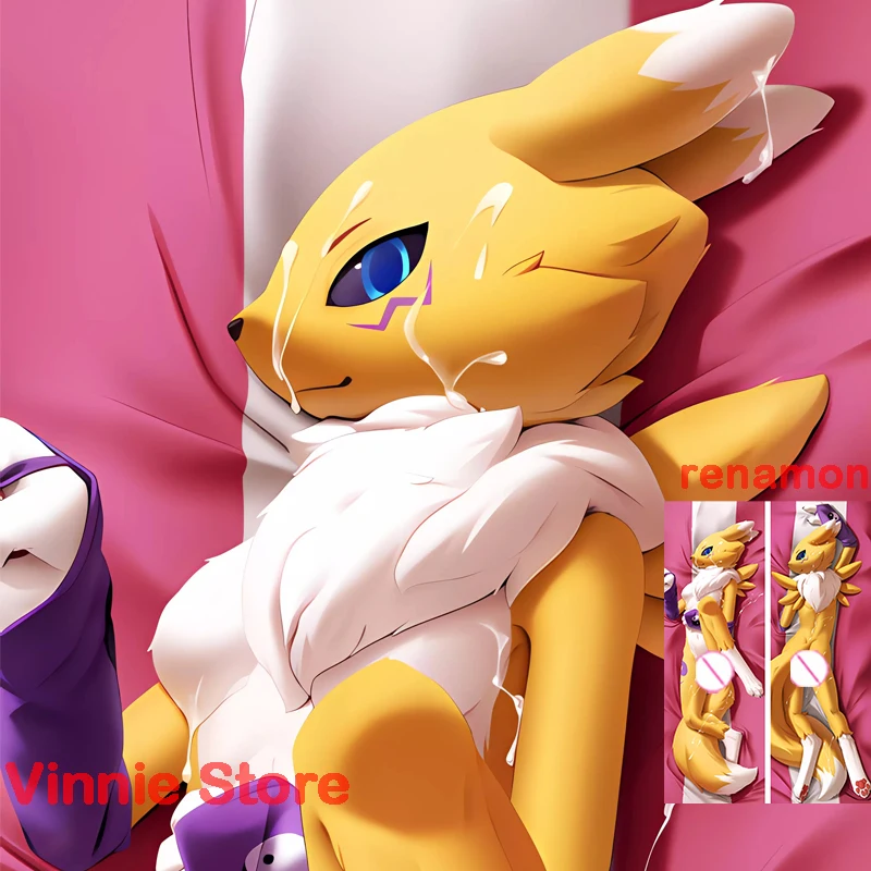 

Dakimakura anime renamon Double-sided Print Life-size body pillows cover Adult anime body pillowcase