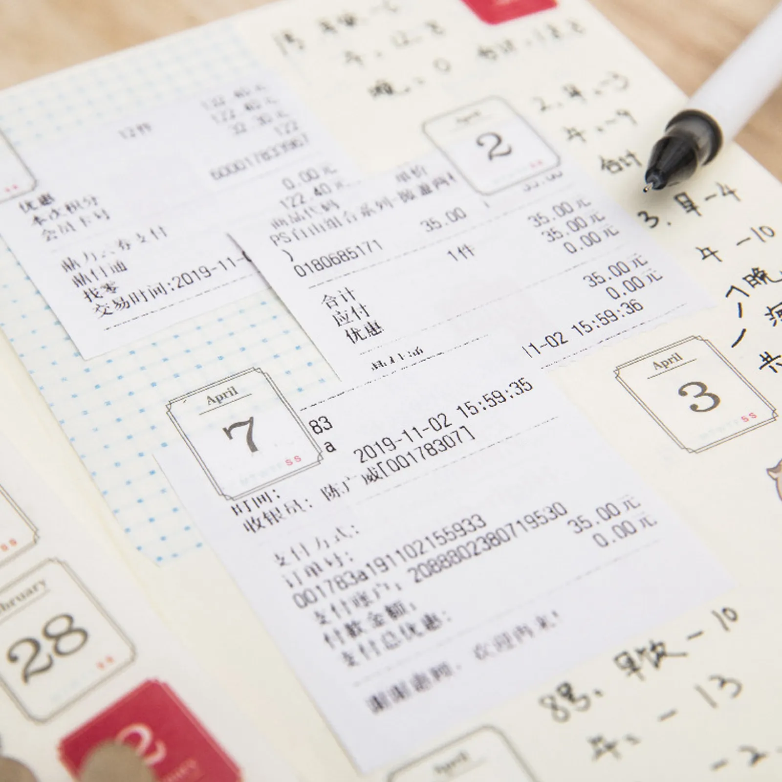 

1Set Date Sticker Planner Tabs Self-Adhesive Calendar Stickers Diary Notebook Scrapbook Daily Use Portable Planner Accessories