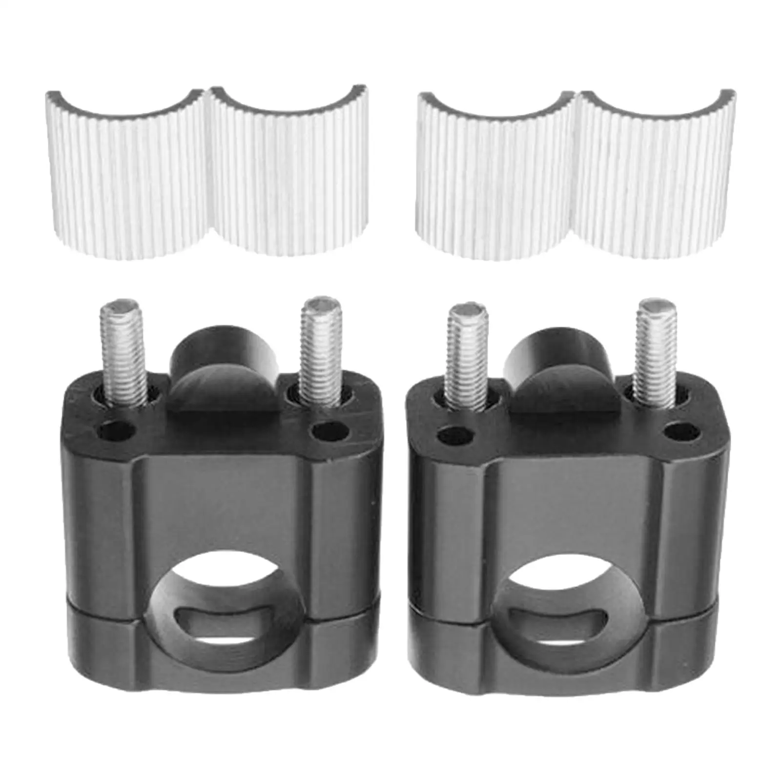 2pcs Aluminum Motorcycle Handlebar 28mm Handle Bars Mount Clamp Handlebar Lifter Bar Riser Adaptor for Motorbike Replace