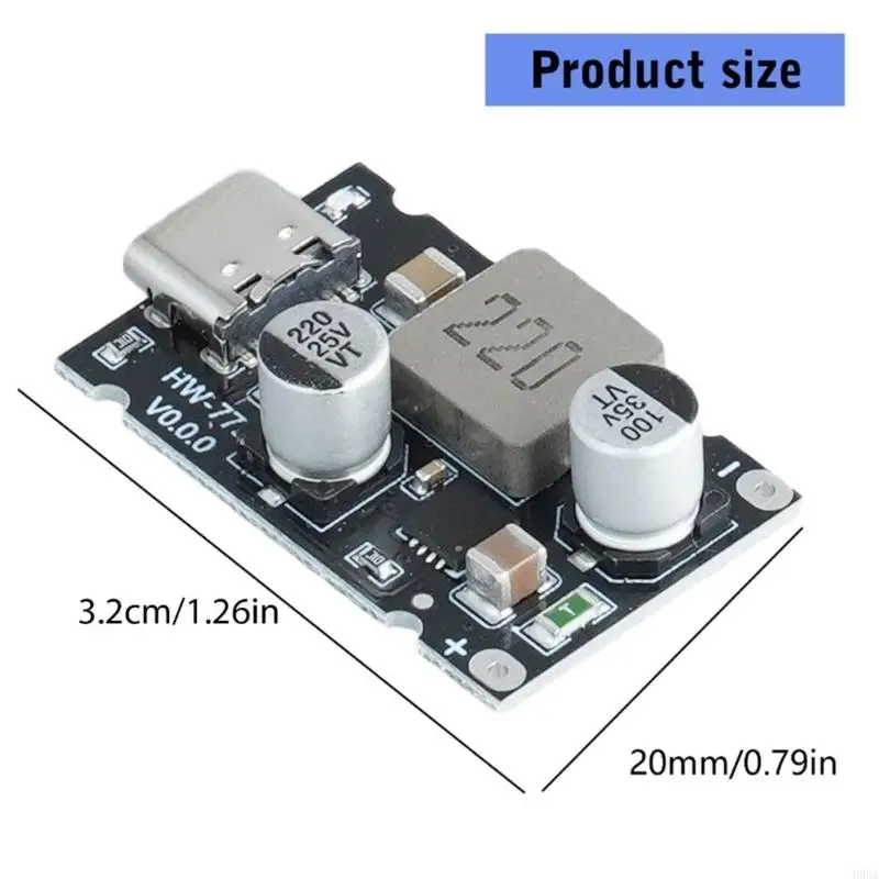 HWA73A Fast Speed ​​PD65W Módulo circuito carga rápida para constructores PC bricolaje