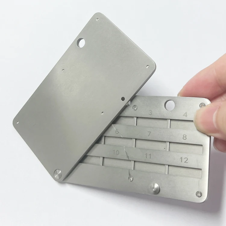 Offline Crypto Cold Wallet Backup 304 Stainless Steel Mnemonic Seed Phrase Storage Plate for 24 Key Words Permanent Storage