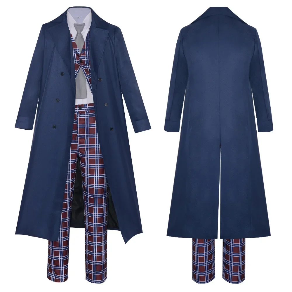 Disfraz de Cosplay de la película Dr David Tennant, conjunto completo para hombre, disfraz de Carnaval de Halloween, ropa personalizada de David Tennant 2025
