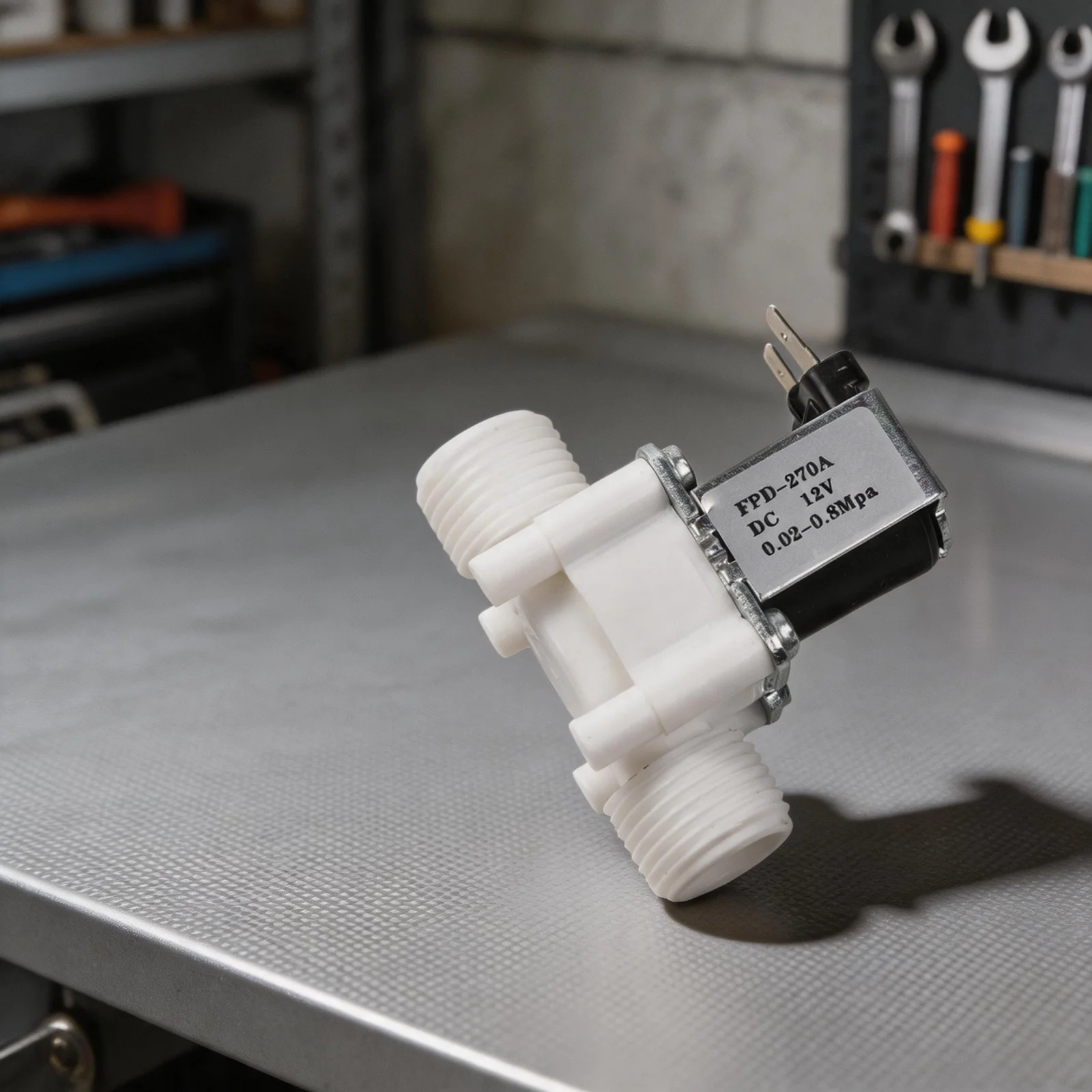 12V DC Electric Solenoid Valve Normally Closed with Magnetic Controller Switch for Use in Automated Control Devices