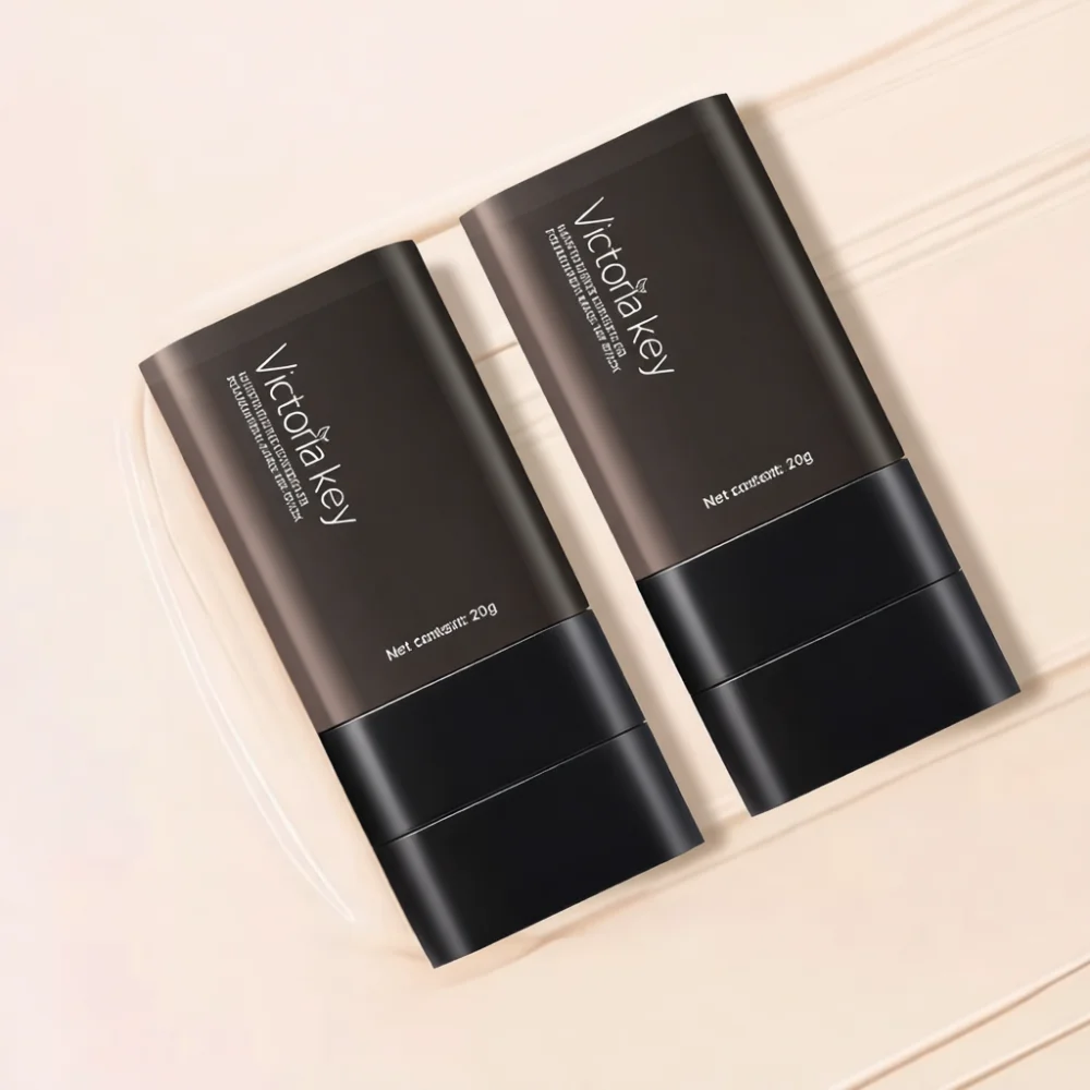 High Quality Foundation Stick With Brush Concealer Creamy Texture Natural Radiance Face Makeup Base Essential Tool