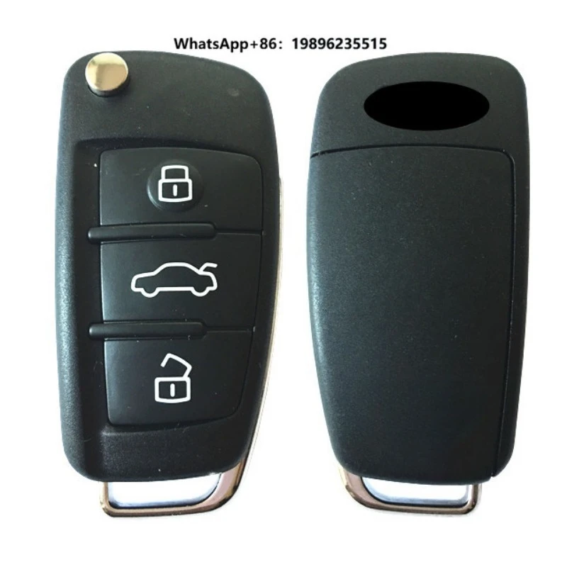 3 Button Car Key Remote A3 Q2 Q3 RS 433Mhz ID48 Chip FCCID 81A837220R