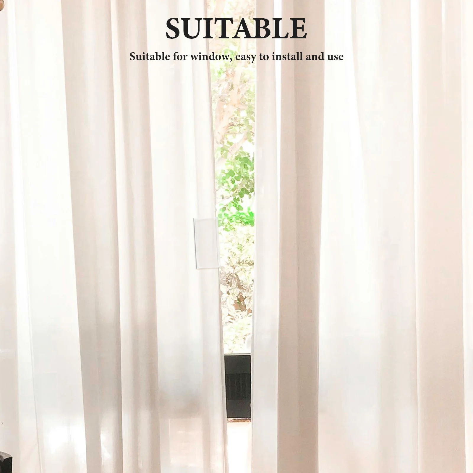 

2 Pcs Roller Blind Accessories Cordless Window Blinds Black Curtain Rings H Adjustable Portable Easy Installation Light